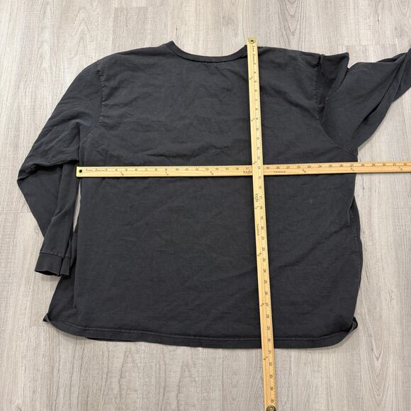 Vintage Something's Spooky Halloween Long Sleeve Shirt Men's 2XL XXL Black 90s - Picture 6 of 7
